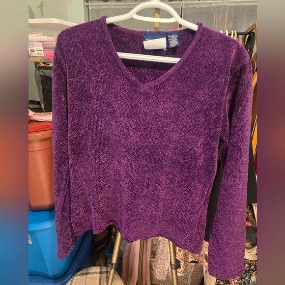Liz Claiborne Sweaters - Liz Claiborne Purple 16 Ptp